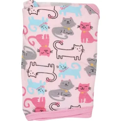 Cats And Dogs Pink Ready Swaddle