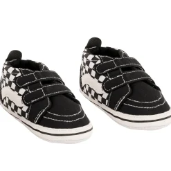 Chequered Black Casual Booties