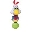 Chicken White Handheld Rattle