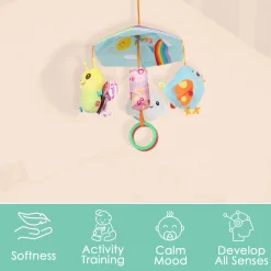 Chirpy Birdies Multicolour Musical Cot Mobile