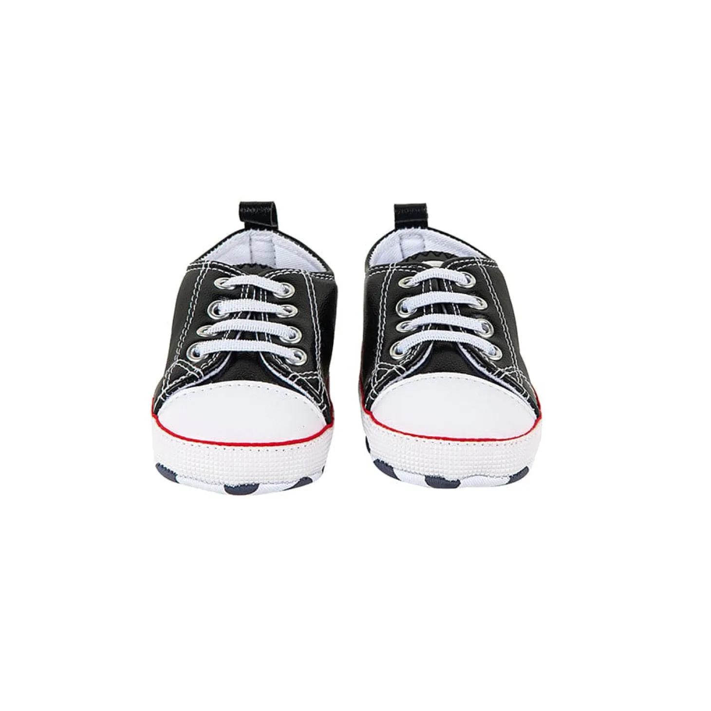 Classic Black Baby Sneakers