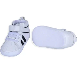 Classic Stripes Comfortable And Breathable Anti-Slip Sneaker Shoes - White