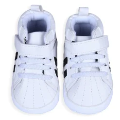 Classic Stripes Comfortable And Breathable Anti-Slip Sneaker Shoes - White