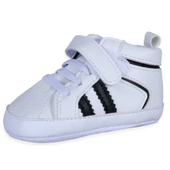 Classic Stripes Comfortable And Breathable Anti-Slip Sneaker Shoes - White