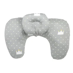 Crown Grey Feeding Pillow