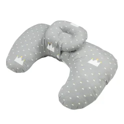 Crown Grey Feeding Pillow