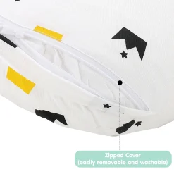 Crown White Feeding Pillow