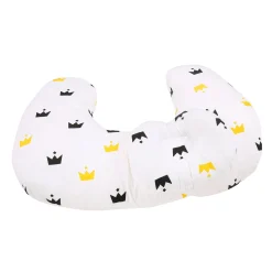 Crown White Feeding Pillow