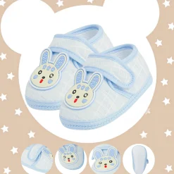 Cute Bunny Blue Booties