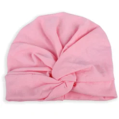 Cute Knotted Turban Cap Infant Beanie - Pink