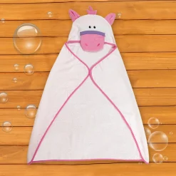 Cute Pink Hooded Towel