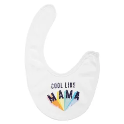 Dada And Mama Are My Heroes Blue And White 3 Pk Bibs