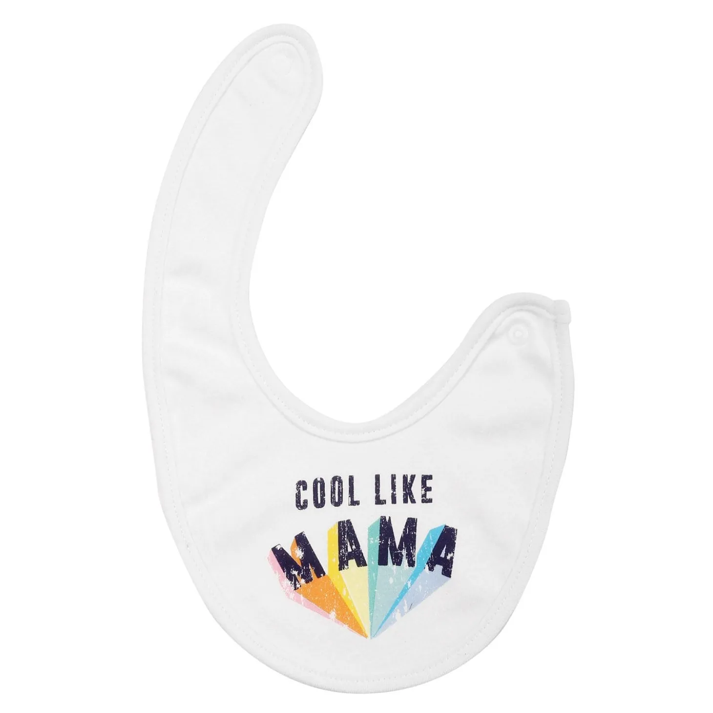 Dada And Mama Are My Heroes Blue And White 3 Pk Bibs