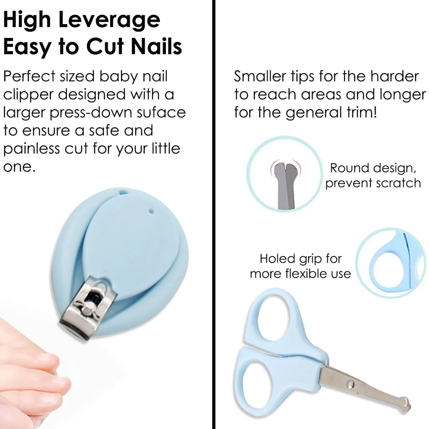 Dalmation Blue Nail Clipper Set