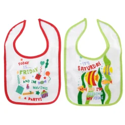 Days Of The Week Multicolour 7 Pk Bibs
