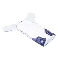 Denim Print Blue Adjustable & Washable Diaper