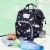 Diaper Bag Maternity Backpack Unicorn Black