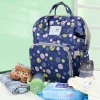 Diaper Bag Maternity Backpack Animal Printed Blue