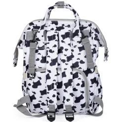 Diaper Bag Maternity Backpack Cow Black And White