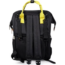 Diaper Bag Maternity Backpack Solid Black