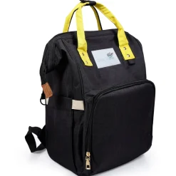 Diaper Bag Maternity Backpack Solid Black
