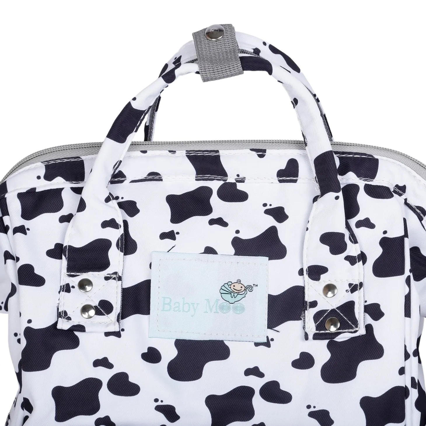 Diaper Bag Maternity Backpack Cow Black And White