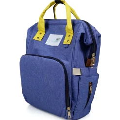 Diaper Bag Maternity Backpack Solid Blue