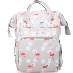 Diaper Bag Maternity Backpack Flamingo Beige