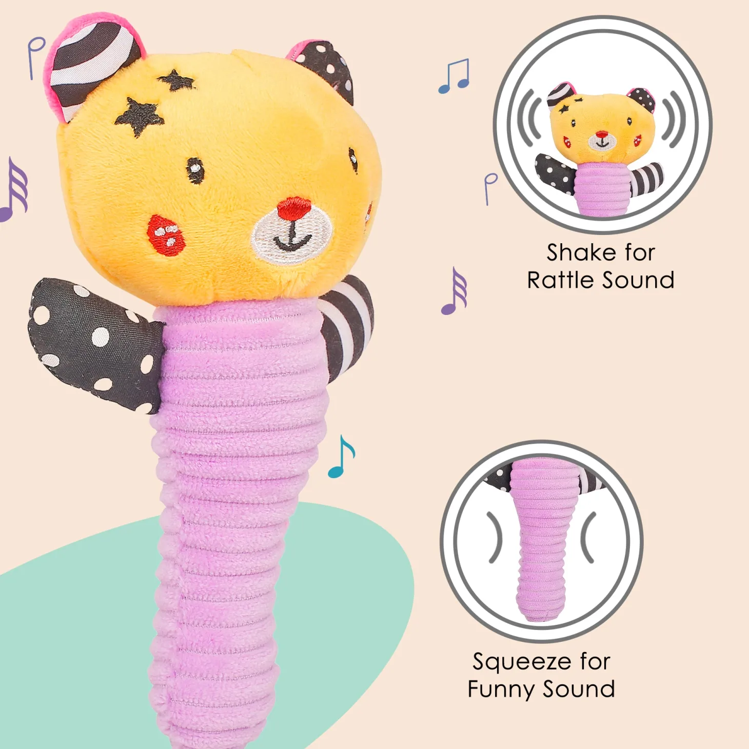 Diva Purple Rattle