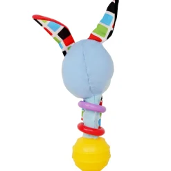 Dog Blue Handheld Rattle