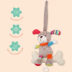 Dog Grey Hanging Pulling Toy