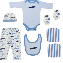 Dolphin Blue 7 Pcs Gift Set
