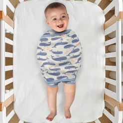 Dolphins Blue Ready Swaddle