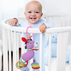 Donkey Purple Hanging Toy With Vibrations