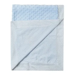 Dreaming Star Soft Reversible Bubble Blanket Blue