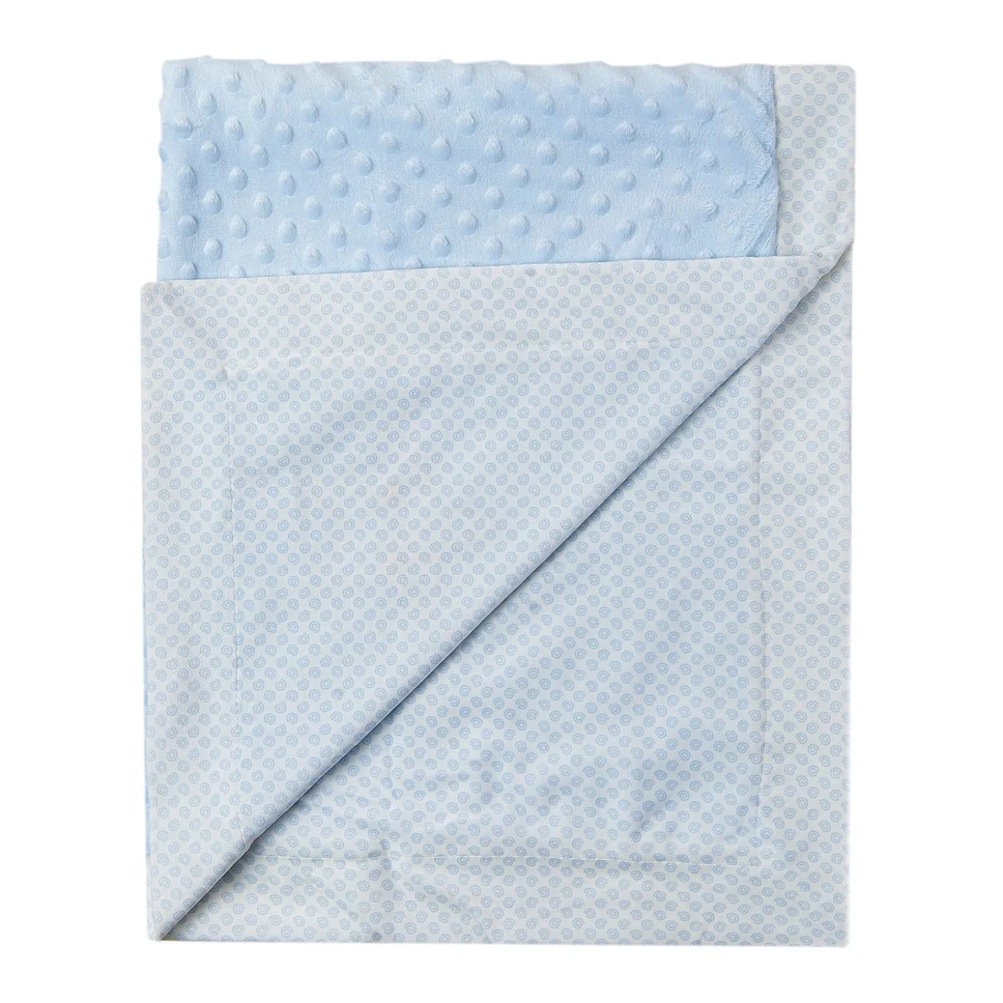 Dreaming Star Soft Reversible Bubble Blanket Blue