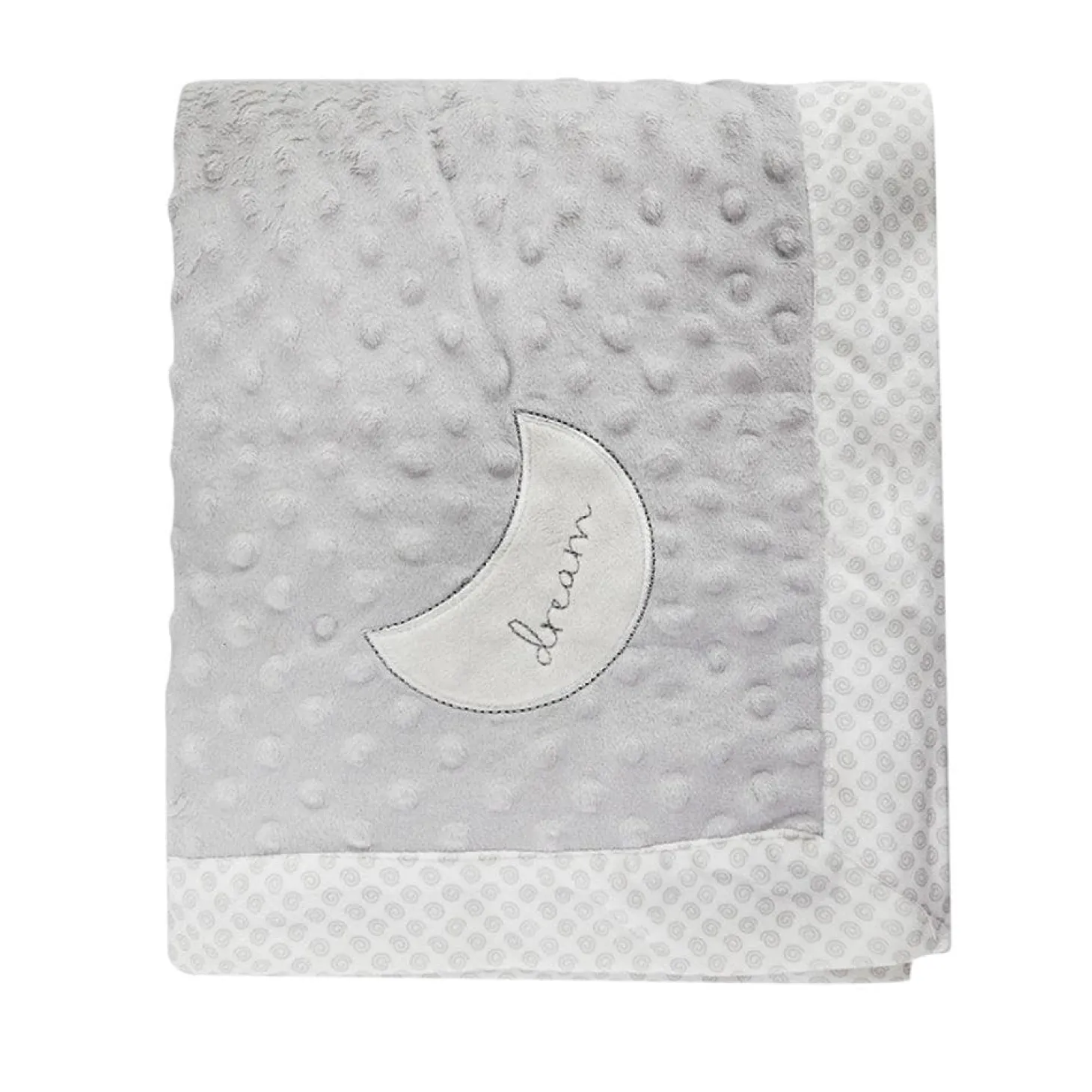 Dreamy Grey Bubble Blanket