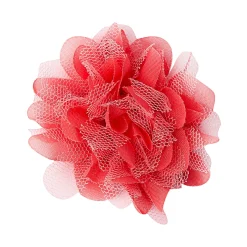 Dressy Floral Peach 3 Pcs Hairband And Socks Set