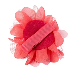 Dressy Floral Peach 3 Pcs Hairband And Socks Set