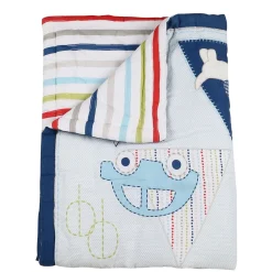 Driving Around Blue 4 Pcs Crib Set