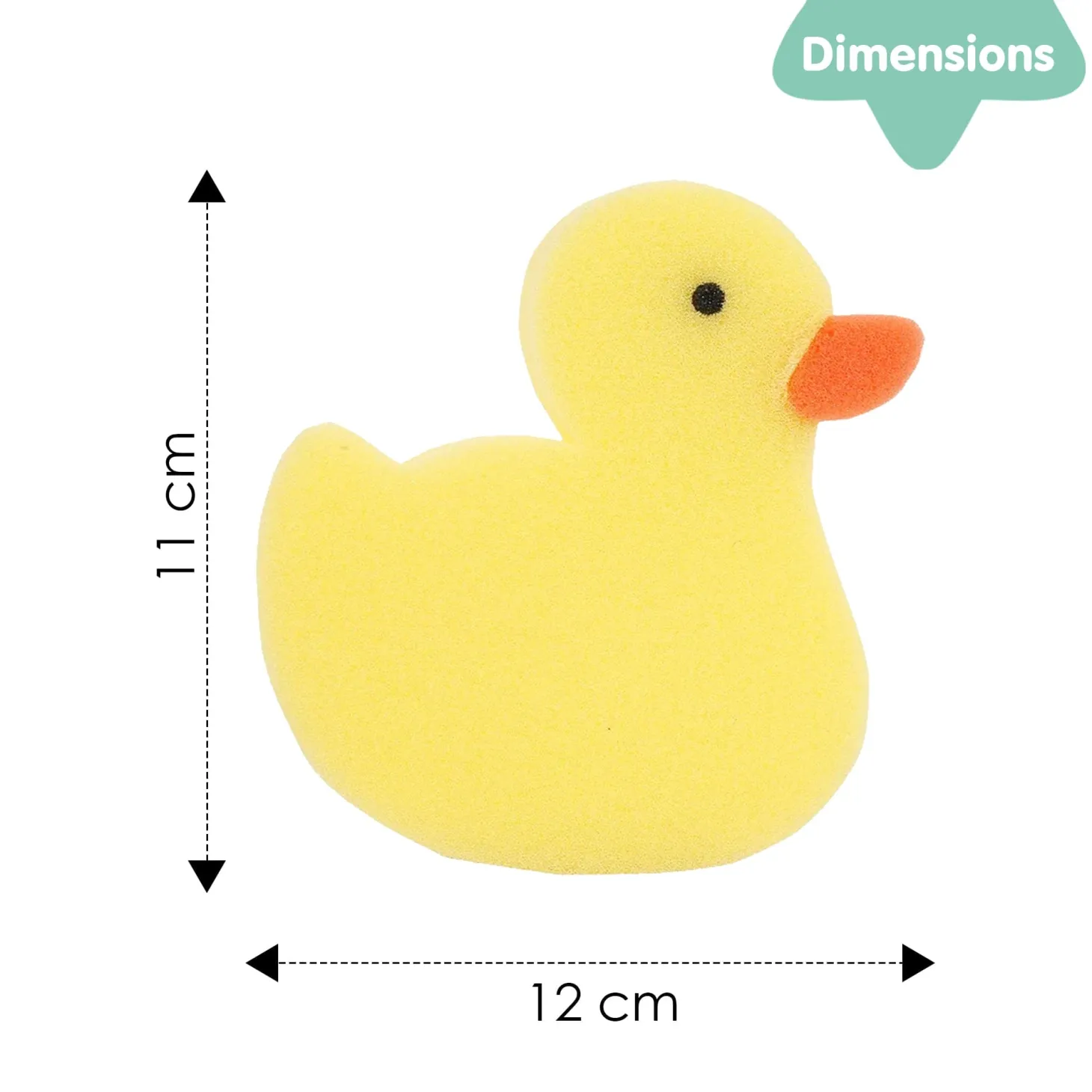 Ducklings Yellow 2 Pcs Bath Sponge