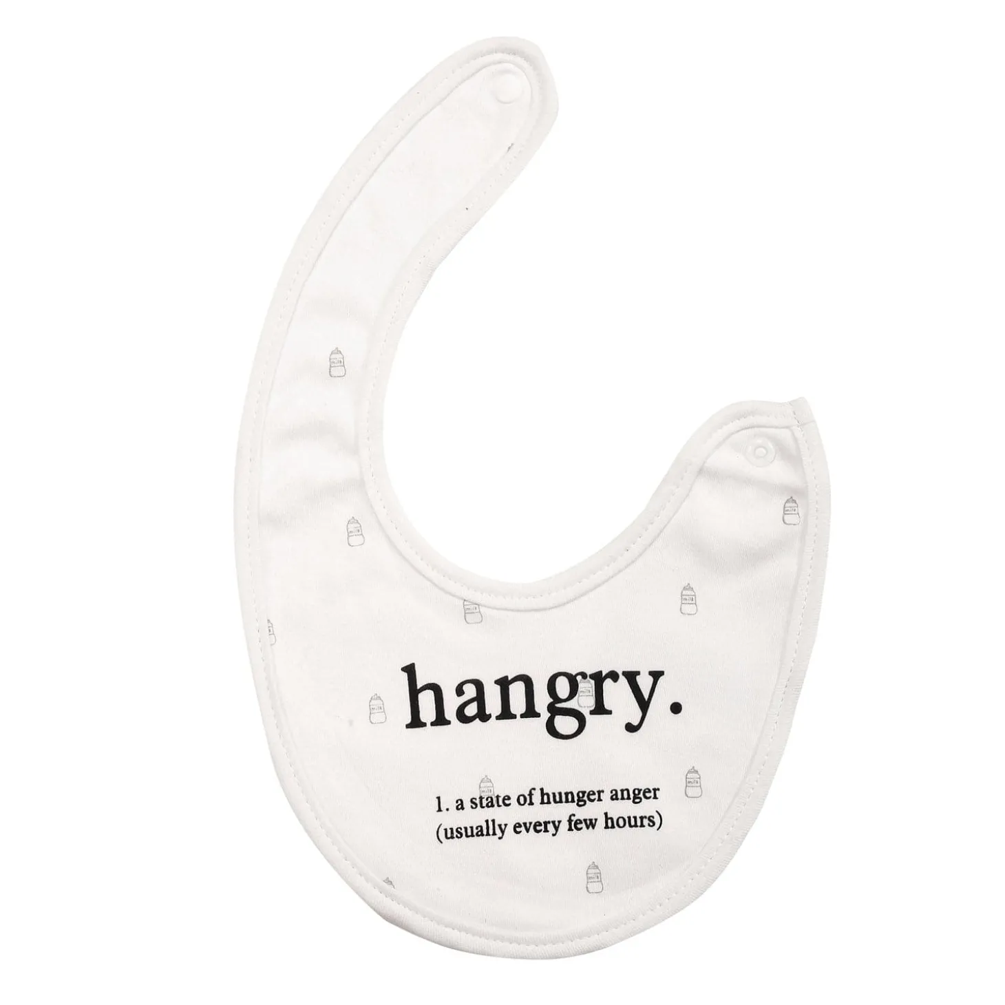 Eat, Sleep, Dream, Repeat Grey Tones 3 Pk Bibs