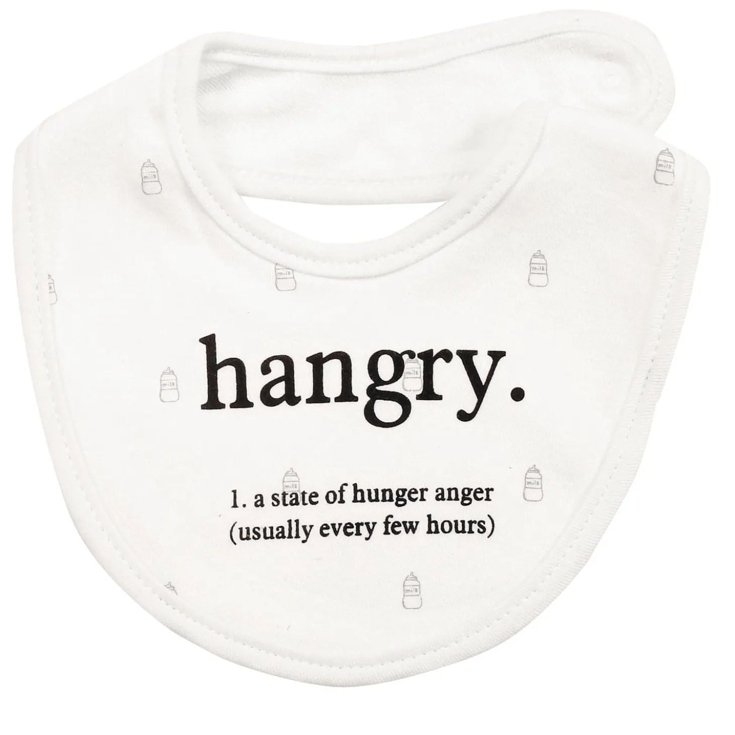 Eat, Sleep, Dream, Repeat Grey Tones 3 Pk Bibs