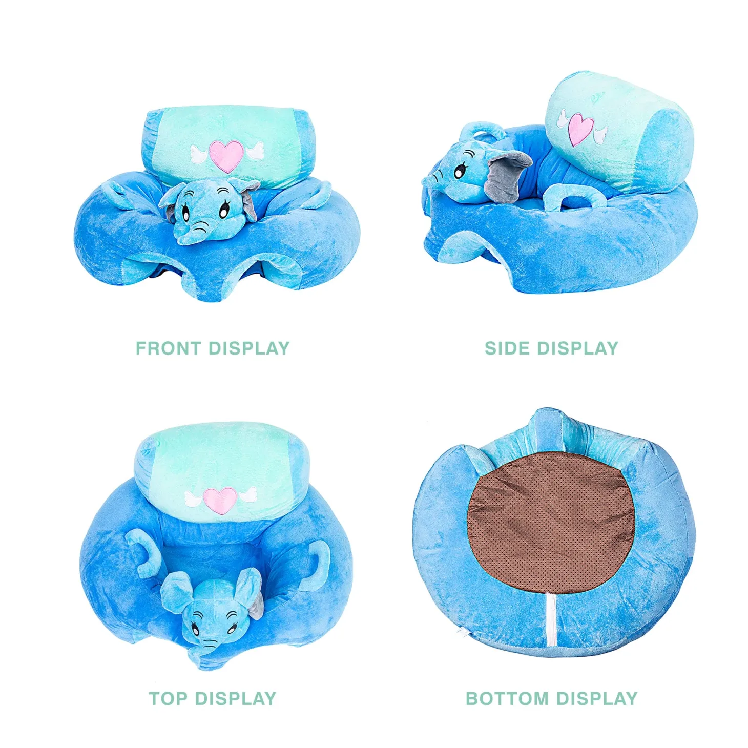 Elephant Love Blue Multifunctional Dining Chair