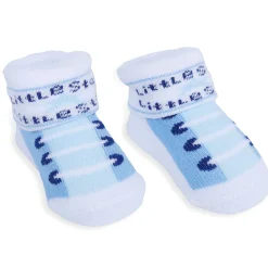 Embroidered Sheep Newborn Feeding Bib Mittens Socks Matching GIft Set Of 3 Bibs & Socks - Multicolour