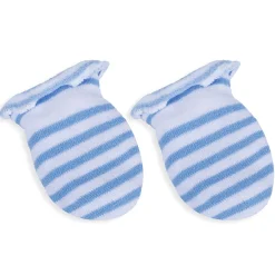 Embroidered Sheep Newborn Feeding Bib Mittens Socks Matching GIft Set Of 3 Bibs & Socks - Multicolour