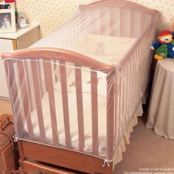 Essential White Cot Mosquito Net (Net Only)