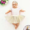 Fairy White And Golden Tutu Skirt And Accessory Set