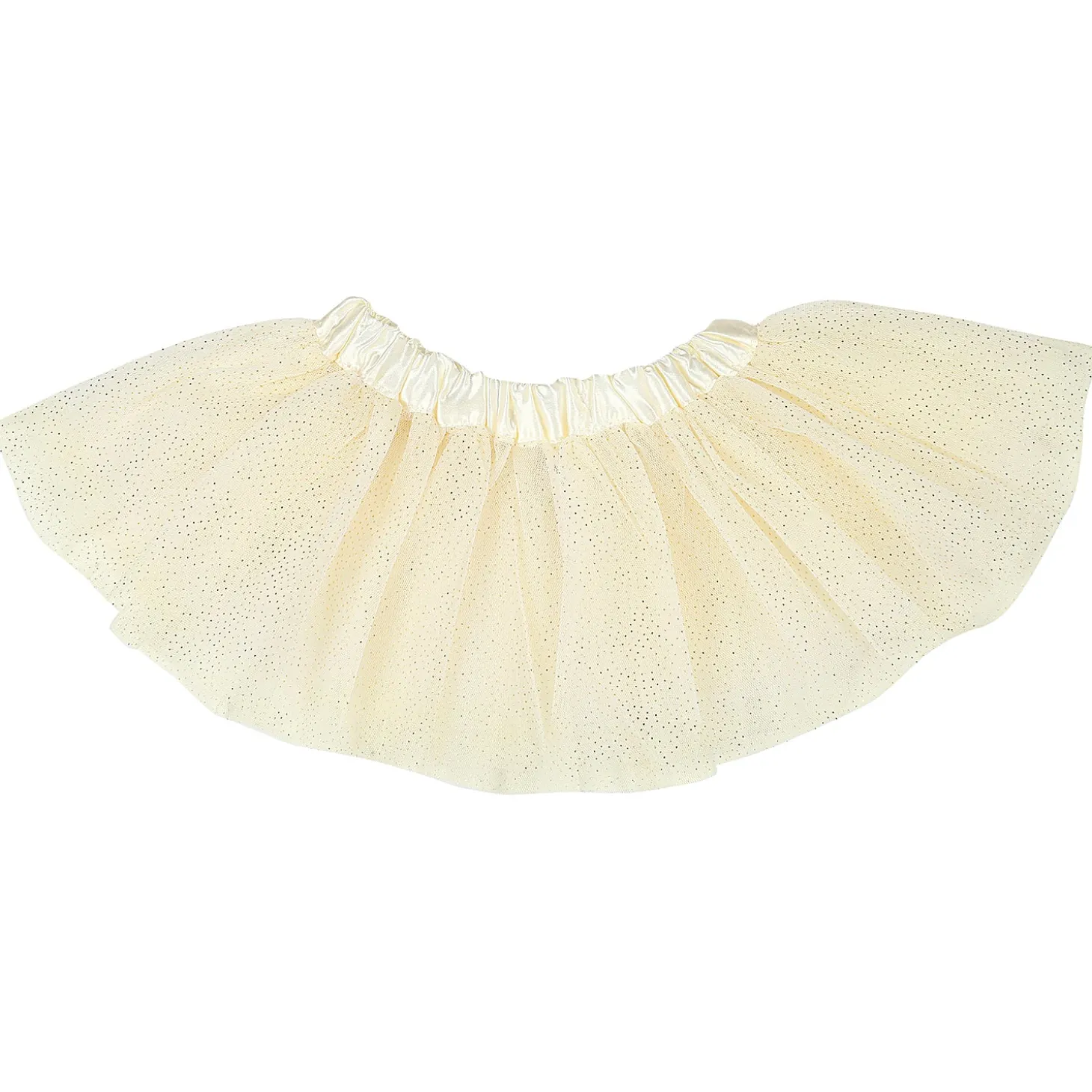 Fairy White And Golden Tutu Skirt And Accessory Set