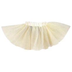 Fairy White And Golden Tutu Skirt And Accessory Set